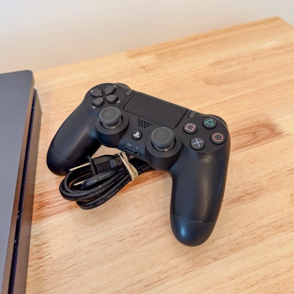Sony PlayStation 4 Slim 1TB Console Black with DualShock 4 Controller